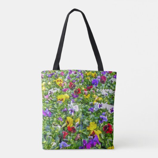 Pansies Tote Bag (Achterkant)