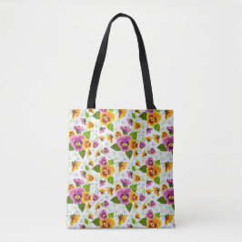 Pansies Tote Bag