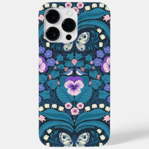 Pansies, vogels en vlinders Case-Mate iPhone 14 pro max hoesje