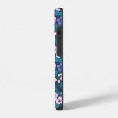 Pansies, vogels en vlinders iPhone hoesje (Linkerkant)