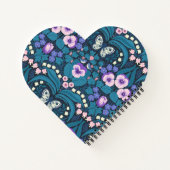 Pansies, vogels en vlinders notitieboek (Achterkant)