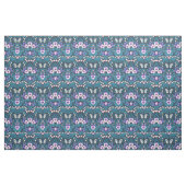 Pansies, vogels en vlinders stof (Fat Quarter)