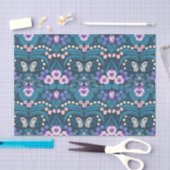 Pansies, vogels en vlinders tissuepapier (Craft)