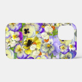 Pansies voor pasta's met vlinders Case-Mate iPhone case (Achterkant (horizontaal))