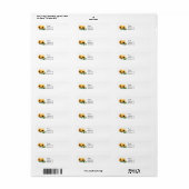 Pansies Waiting For a Bus Etiket (Full Sheet)