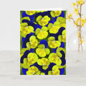 Pansies worden snel goed kaart (Gele Bloem)