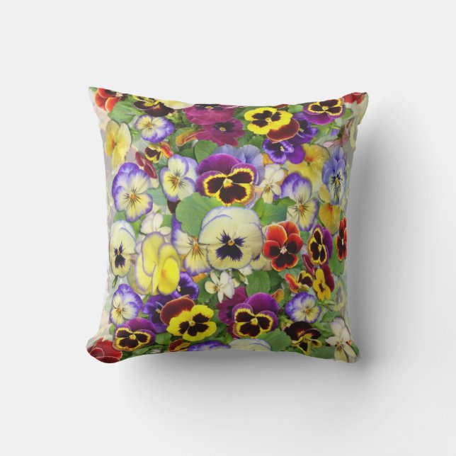 Pansiey Cascade Buitenkussen (Voorkant)