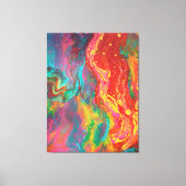 "Panspermia Stretched", abstract, psychedelic Canvas Afdruk (Voorkant)