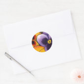 "Pansy #1" Floral Sticker (Envelop)