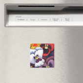"Pansy #2" Floral Magnet (Insitu (Vaatwasser))
