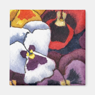 "Pansy #2" Floral Magnet