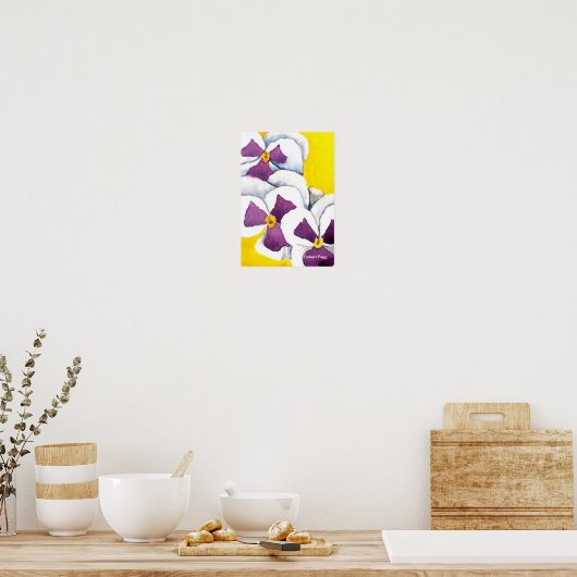 Pansy #4 Art Print (Keuken)