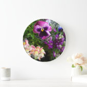 Pansy and Friends Wall Clock Grote Klok (Huis)