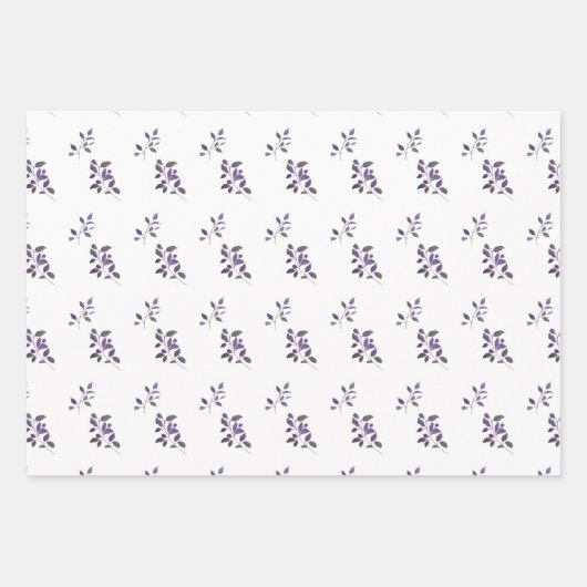 Pansy and Lavender Assortment of Wrapping Paper (Voorkant 3)