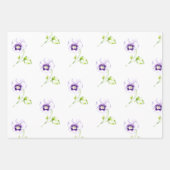 Pansy and Lavender Assortment of Wrapping Paper (Voorkant)