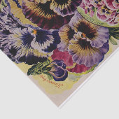 Pansy Antiek Varieties Garden Weefpapier Tissuepapier (Detail)