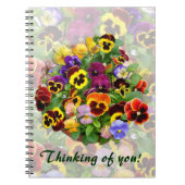 Pansy Arrangement ~ Note Book Notitieboek (Voorkant)
