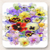 Pansy Arrangement ~ Onderzetters (Voorkant)