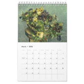 Pansy Art Calendar (11 x 7 inch) Kalender (Mar 2026)