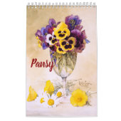 Pansy Art Calendar (11 x 7 inch) Kalender (Hoes)