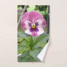 Pansy Badhanddoeken (Roze & Paars) Bad Handdoek