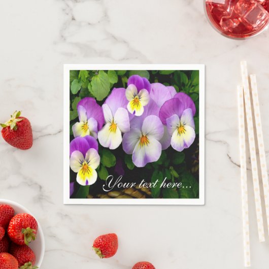 Pansy Basket Servetten (Insitu)