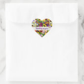 PANSY BEAUTY DENK AAN JOU HEART HART STICKER (Tas)