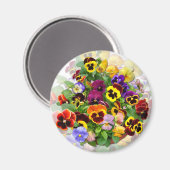 PANSY BEAUTY ~ Magnet (Voorkant / Achterkant)