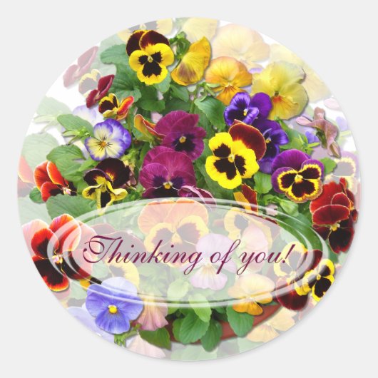 PANSY BEAUTY ~ Sticker (Voorkant)