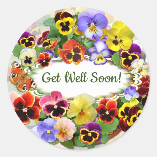 PANSY BEAUTY ~ Stickers (Voorkant)