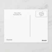 Pansy Bed Briefkaart (Achterkant)