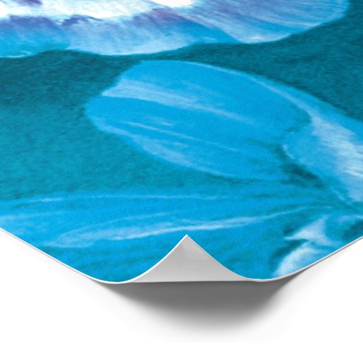 Pansy bestudeert fijnkunstbloem poster print (Hoek)