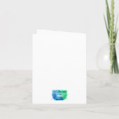 Pansy Blank Card Bedankkaart (Achterkant)