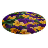 Pansy Bloom: Garden Beauty Close-up. Snijplank (Hoek)