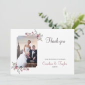 Pansy Blossom Dank je wel Bedankkaart (Staand voorkant)