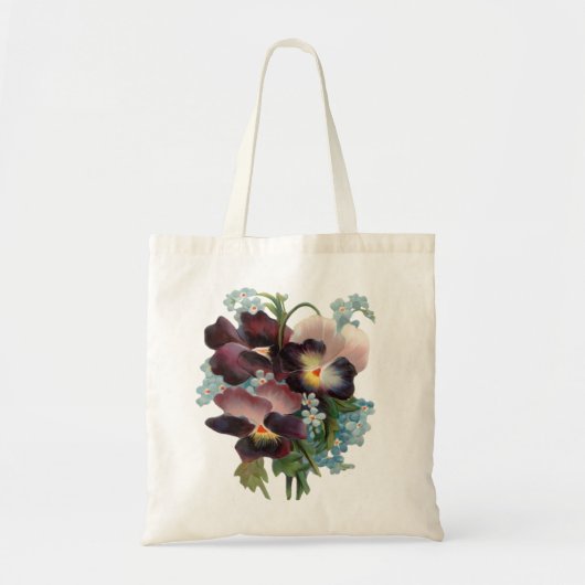 Pansy Bouquet Tote Bag (Voorkant)