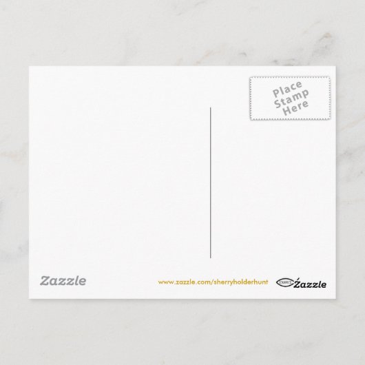 Pansy briefkaart (Achterkant)