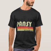 PANSY Cadeaunaam Persoonlijke Retro  80-90's T-shirt (Voorkant)
