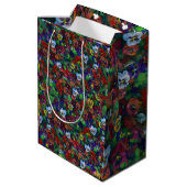 Pansy Cadeauzakje (rood) (Achterkant Gekanteld)