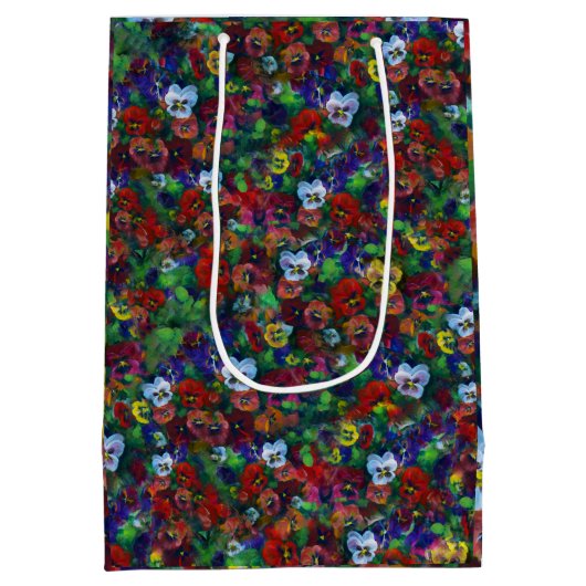 Pansy Cadeauzakje (rood) (Achterkant)