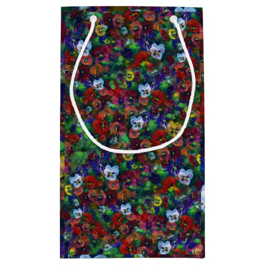 Pansy Cadeauzakje (rood) (Achterkant)