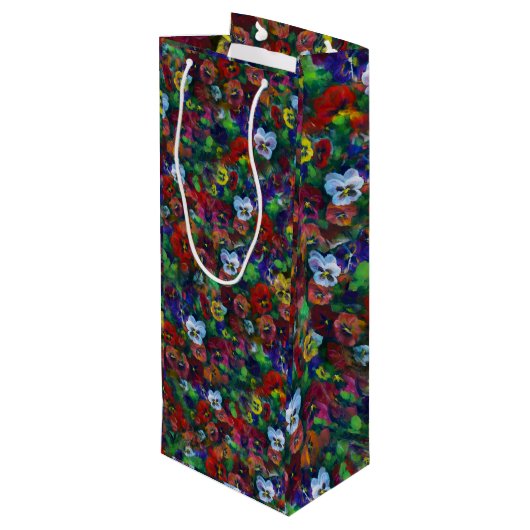 Pansy Cadeauzakje (rood) (Achterkant Gekanteld)