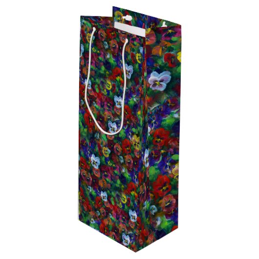 Pansy Cadeauzakje (rood) (Voorkant Gekanteld)