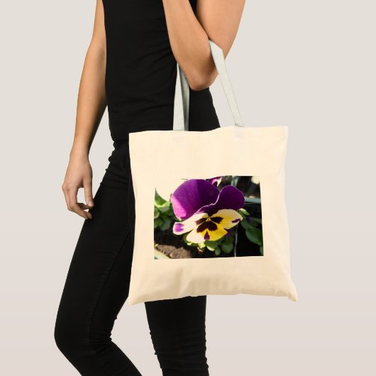 Pansy canvas tas (Voorkant (product))