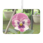 Pansy Car luchtverfrisser (roze en Paarse) (Achterkant)