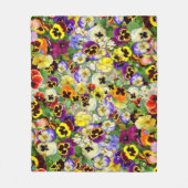 Pansy Cascade Fleece Deken (Voorkant)