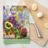 Pansy Cascade Kitchen Towel Theedoek (Quarter Fold)