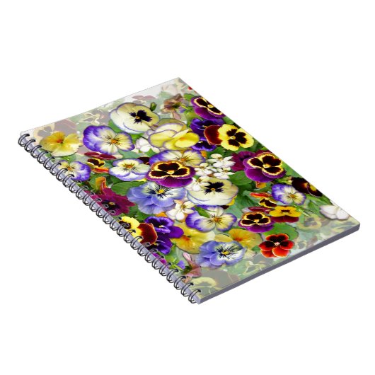 Pansy Cascade Notitieboek (Rechterzijde)