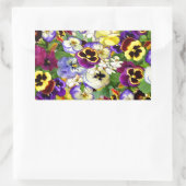 Pansy Cascade Rechthoekige Sticker (Tas)