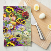 Pansy Cascade Theedoek (Quarter Fold)